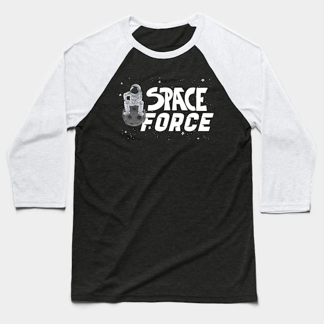 Space Force Baseball T-Shirt by keshanDSTR